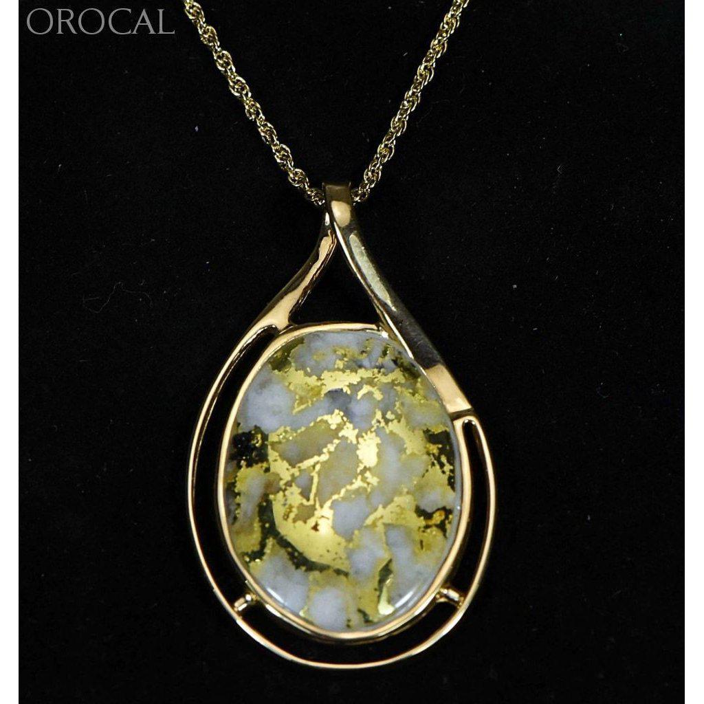 Gold Quartz Pendant - PN1771Q-Destination Gold Detectors