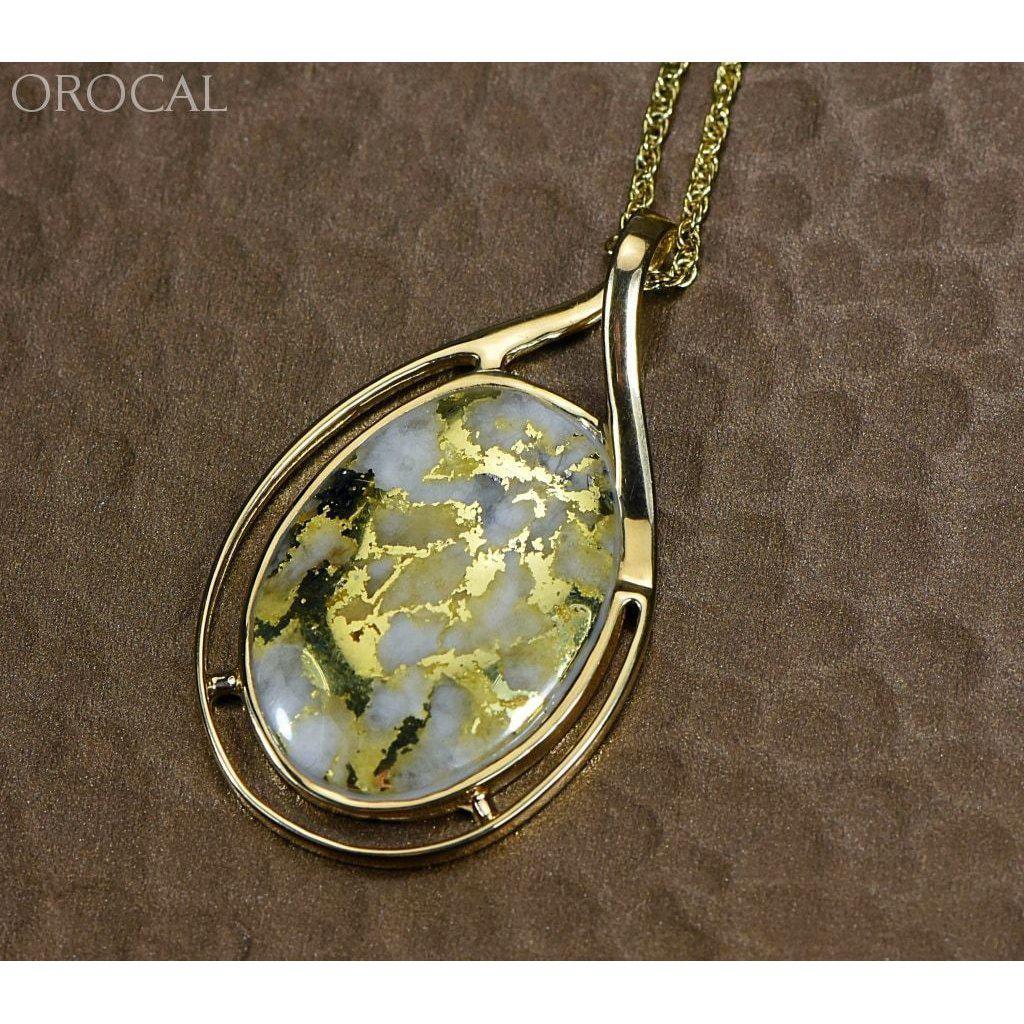 Gold Quartz Pendant - PN1771Q-Destination Gold Detectors