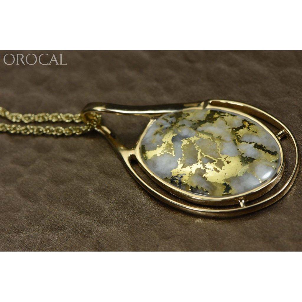 Gold Quartz Pendant - PN1771Q-Destination Gold Detectors