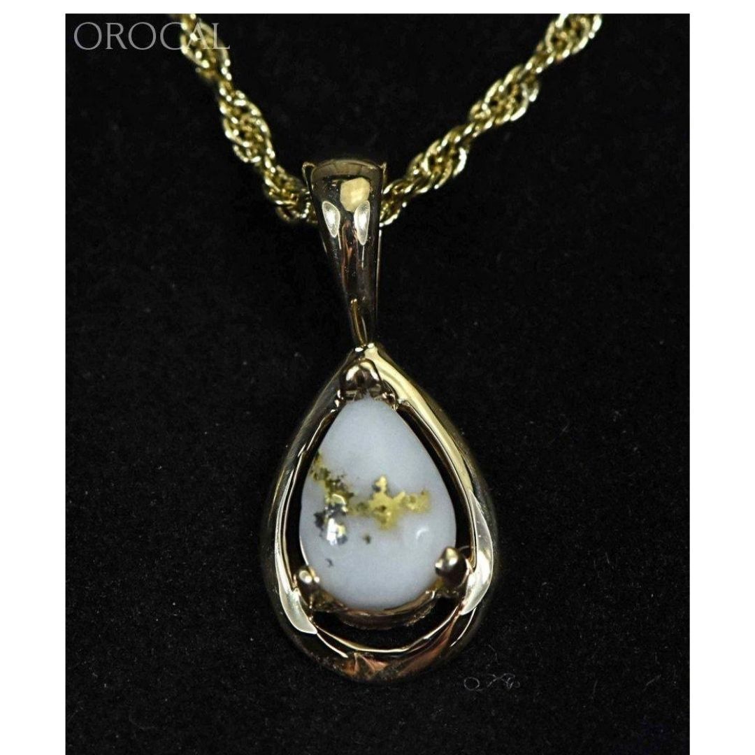 Gold Quartz Pendant - PN442QX-Destination Gold Detectors