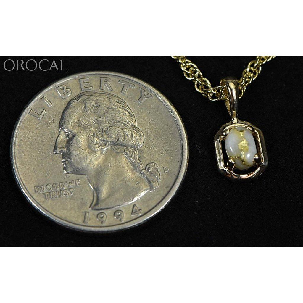 Gold Quartz Pendant - PN452QX-Destination Gold Detectors