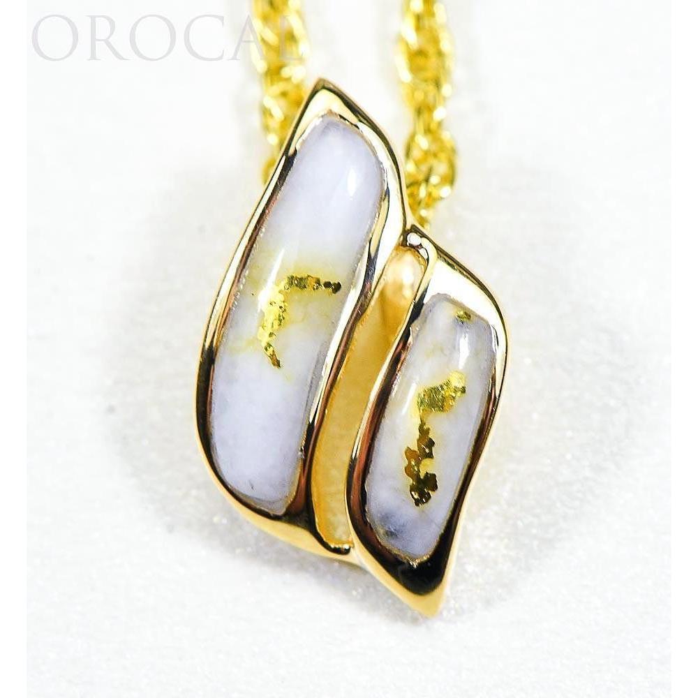 Gold Quartz Pendant - PN645QX-Destination Gold Detectors