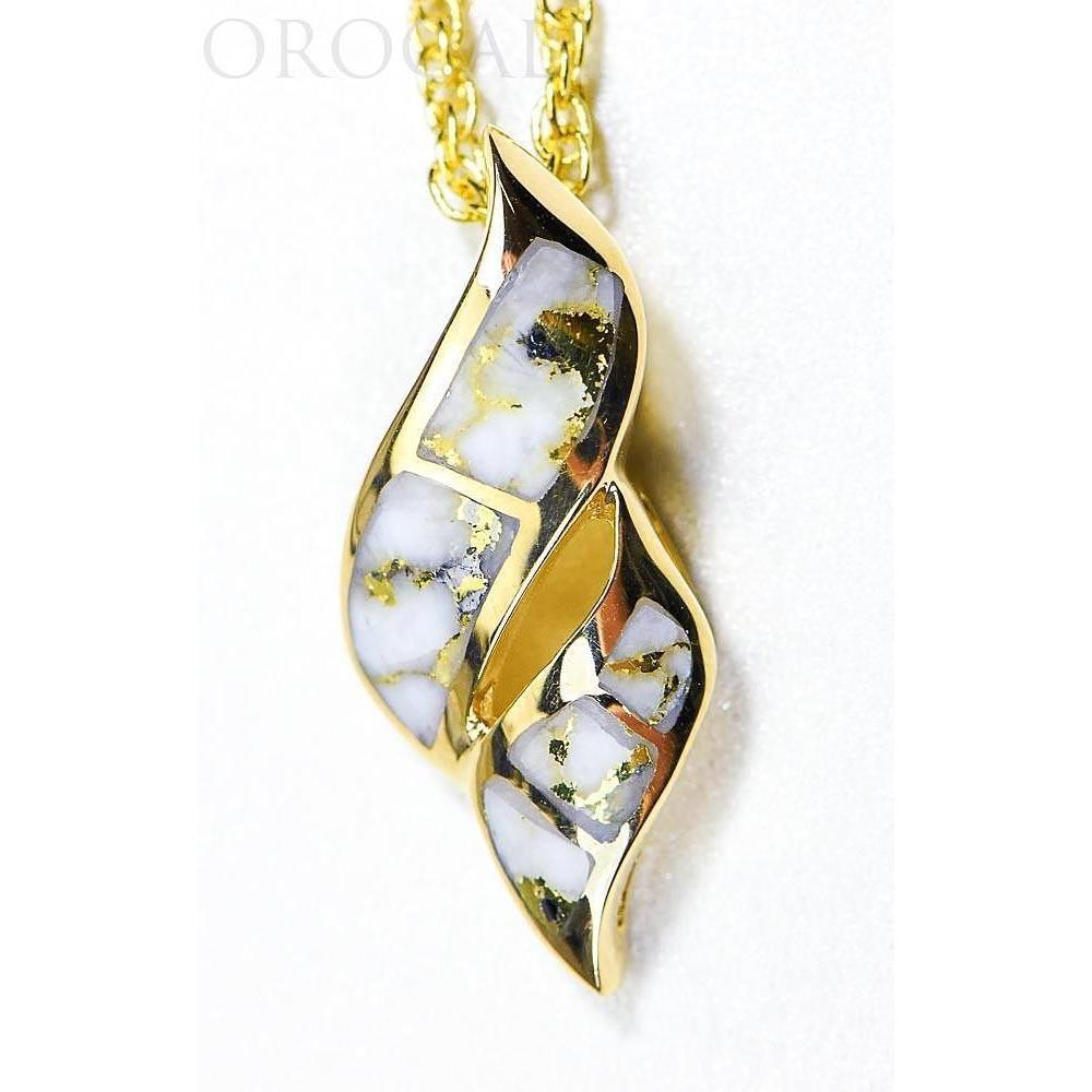 Gold Quartz Pendant - PN649QX-Destination Gold Detectors