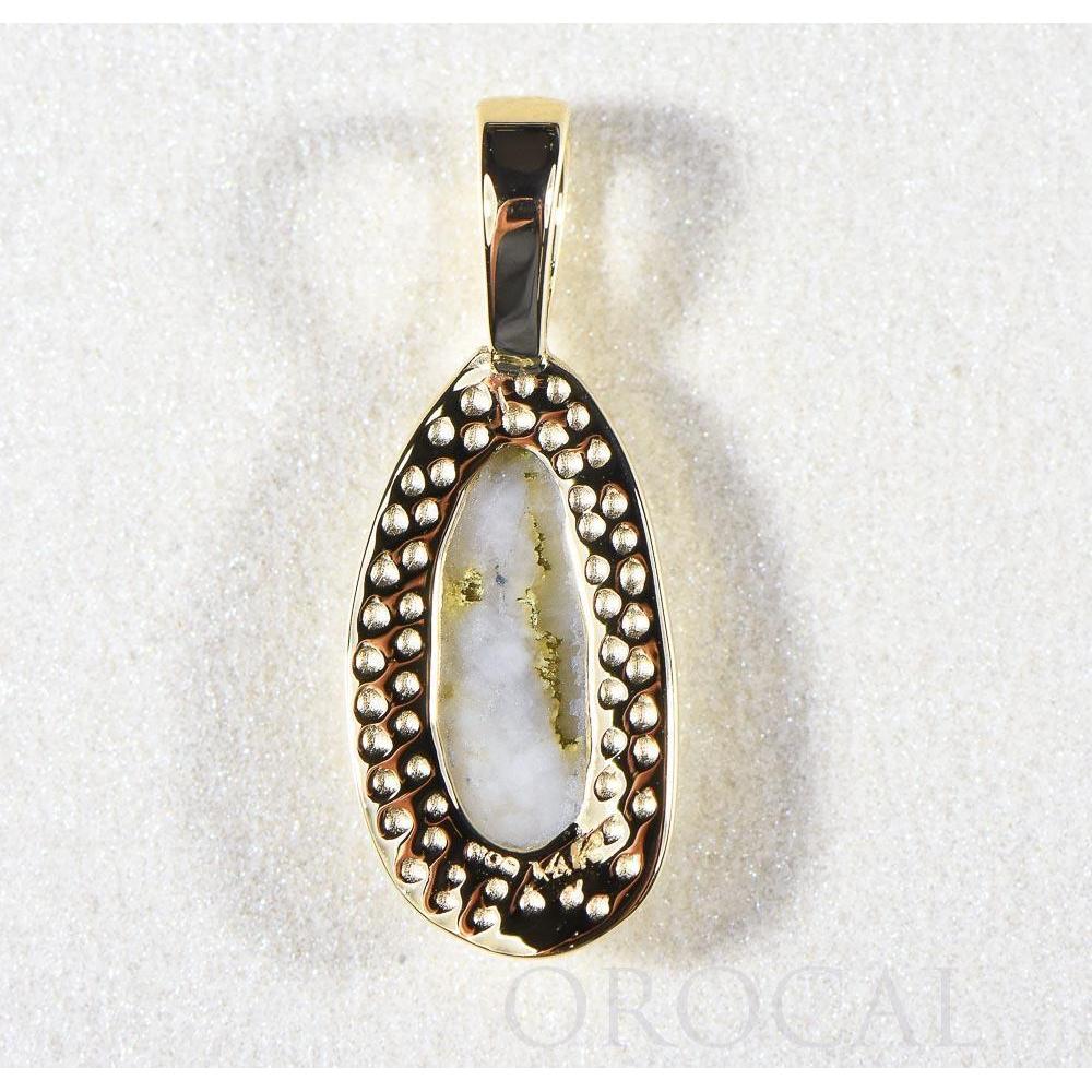 Gold Quartz Pendant - PN762Q-Destination Gold Detectors