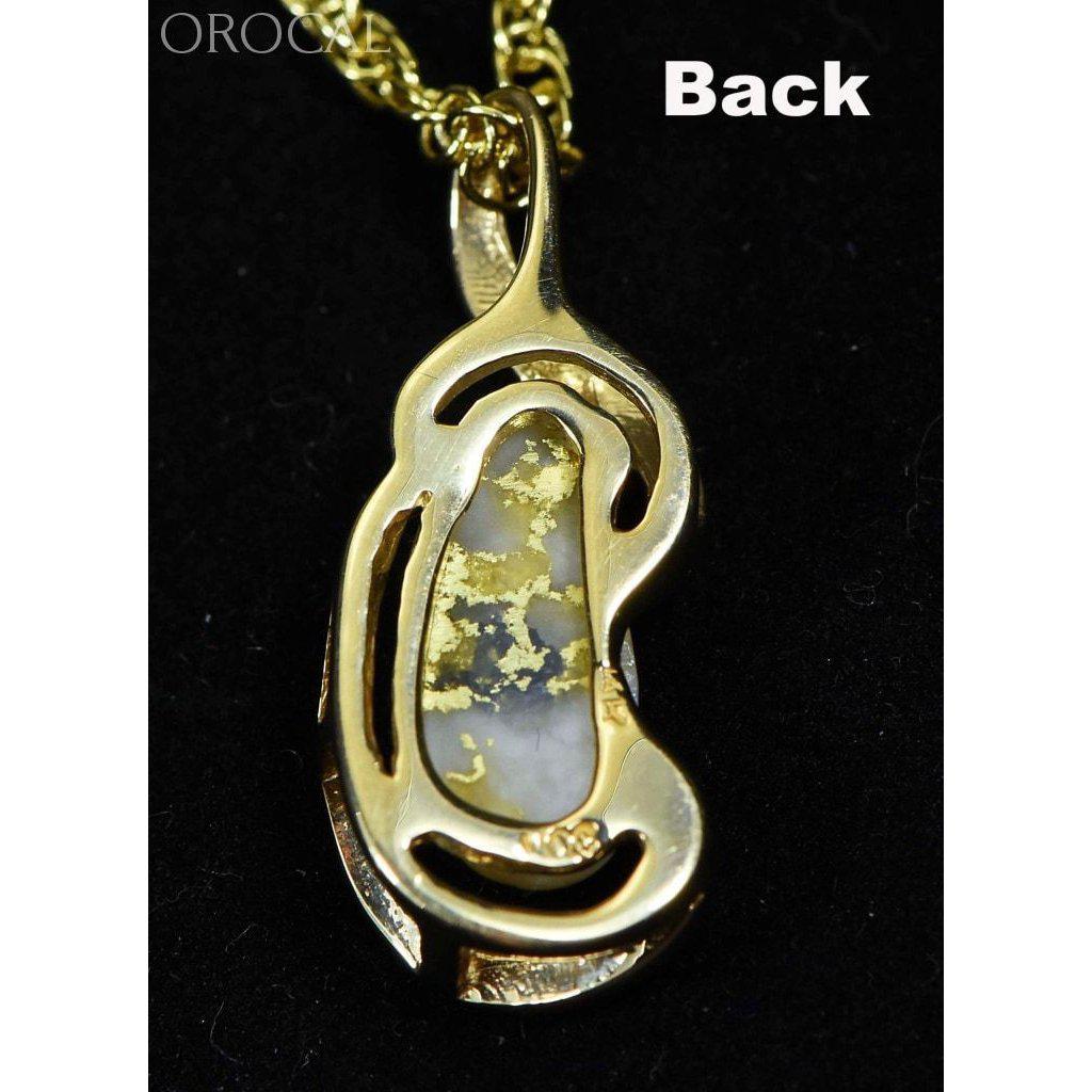 Gold Quartz Pendant - PN784QX-Destination Gold Detectors