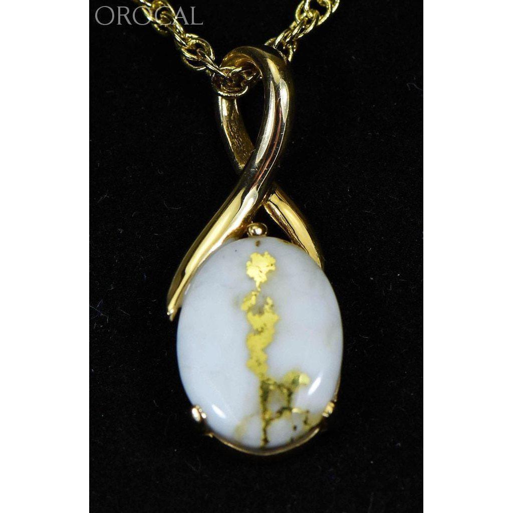 Gold Quartz Pendant - PN794QX-Destination Gold Detectors