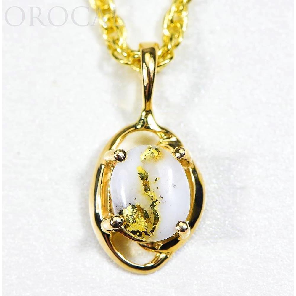 Gold Quartz Pendant - PN805XSQX-Destination Gold Detectors