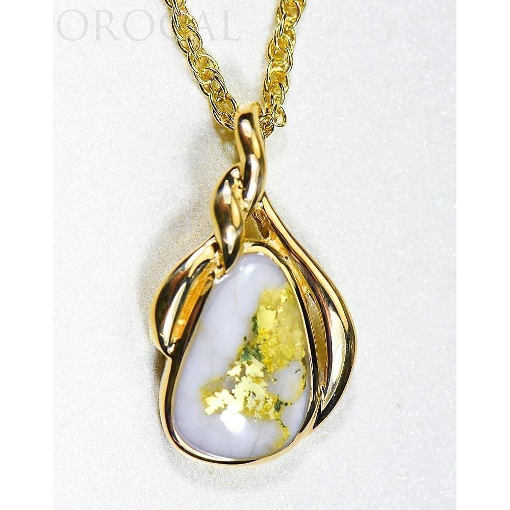 Gold Quartz Pendant - PN826QX-Destination Gold Detectors