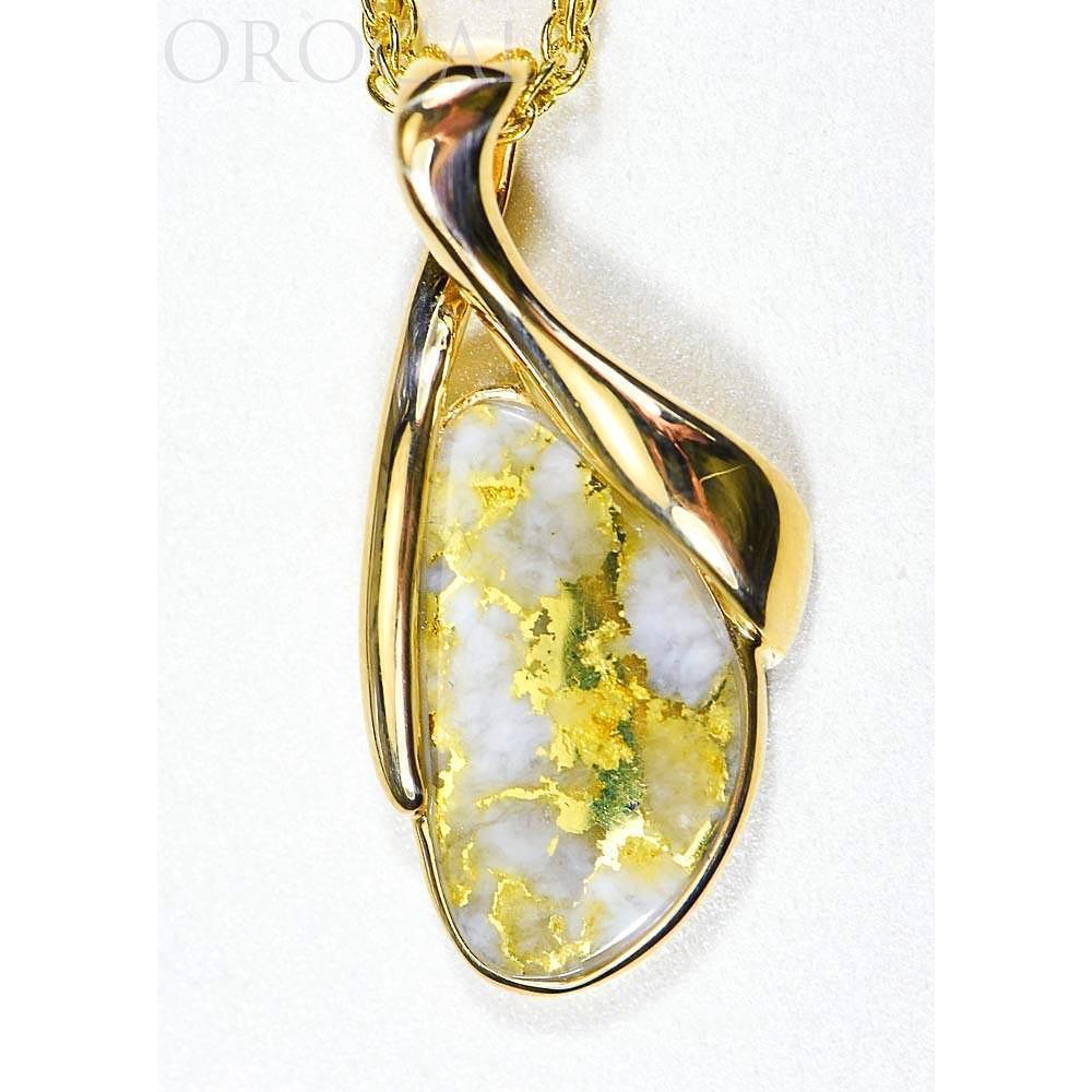 Gold Quartz Pendant - PN827QX-Destination Gold Detectors