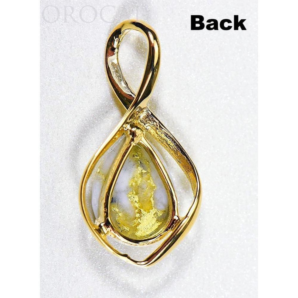 Gold Quartz Pendant - PN868QX-Destination Gold Detectors