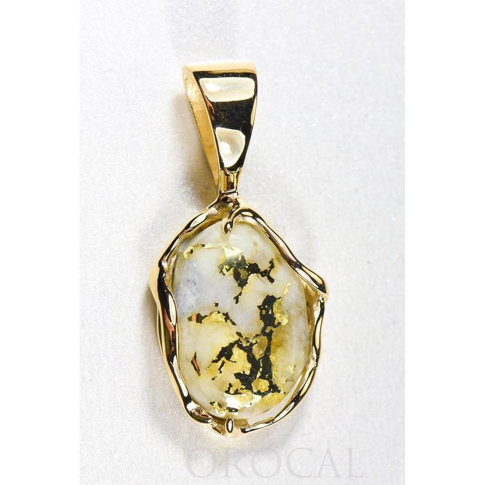Gold Quartz Pendant - PRL232LQ-Destination Gold Detectors