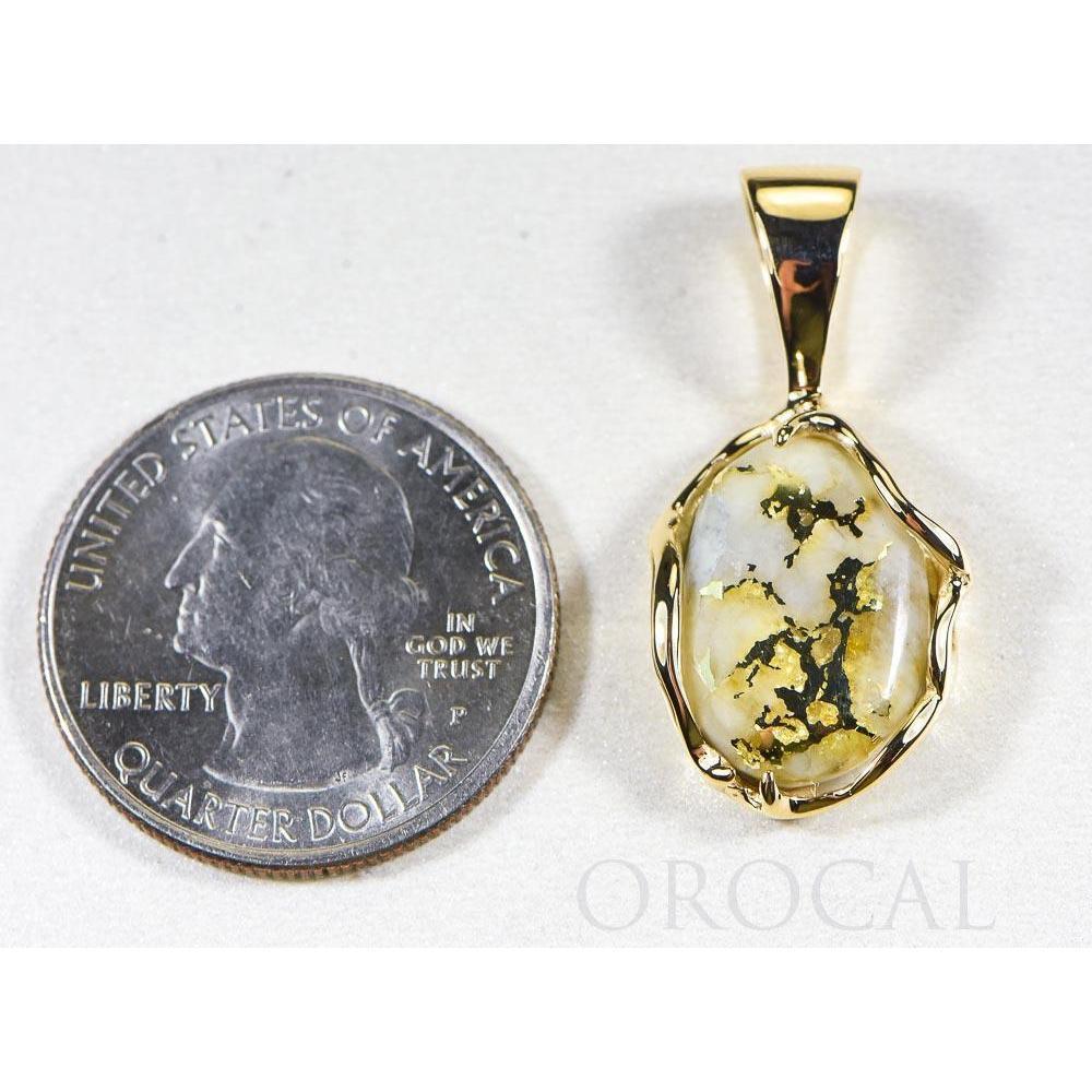 Gold Quartz Pendant - PRL232LQ-Destination Gold Detectors