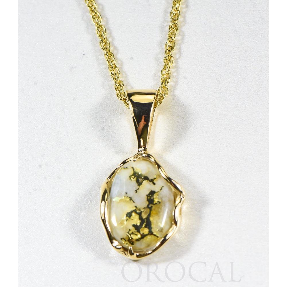 Gold Quartz Pendant - PRL232LQ-Destination Gold Detectors