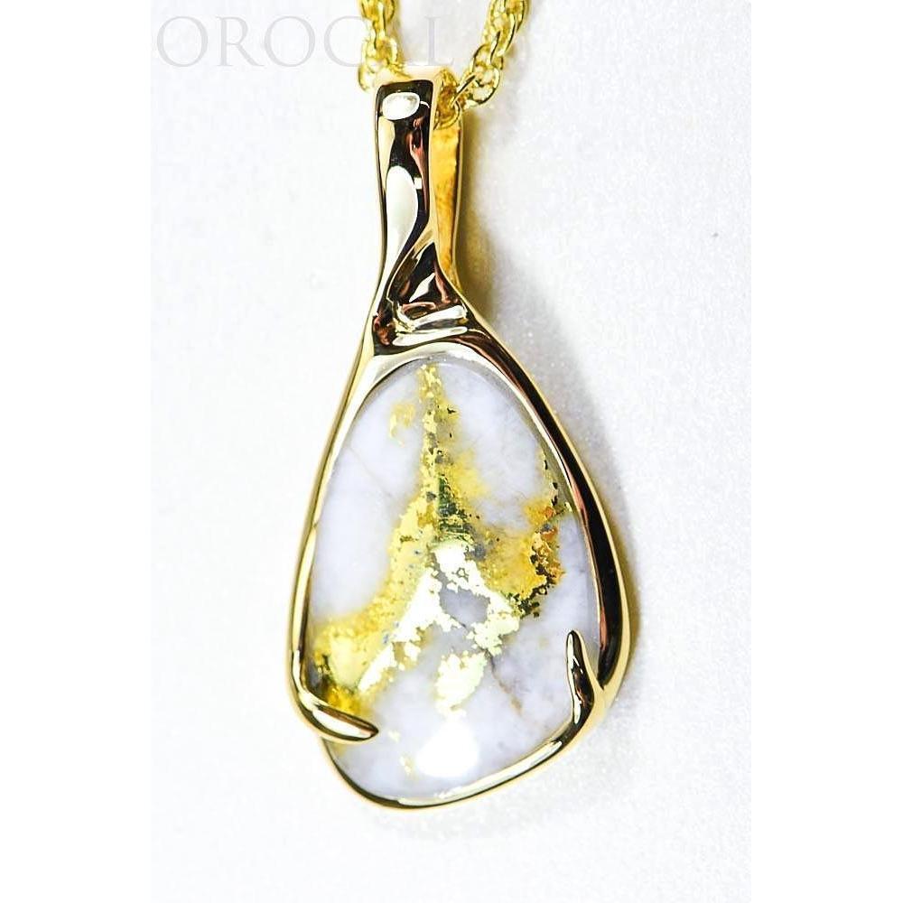 Gold Quartz Pendant - PSC101QX-Destination Gold Detectors