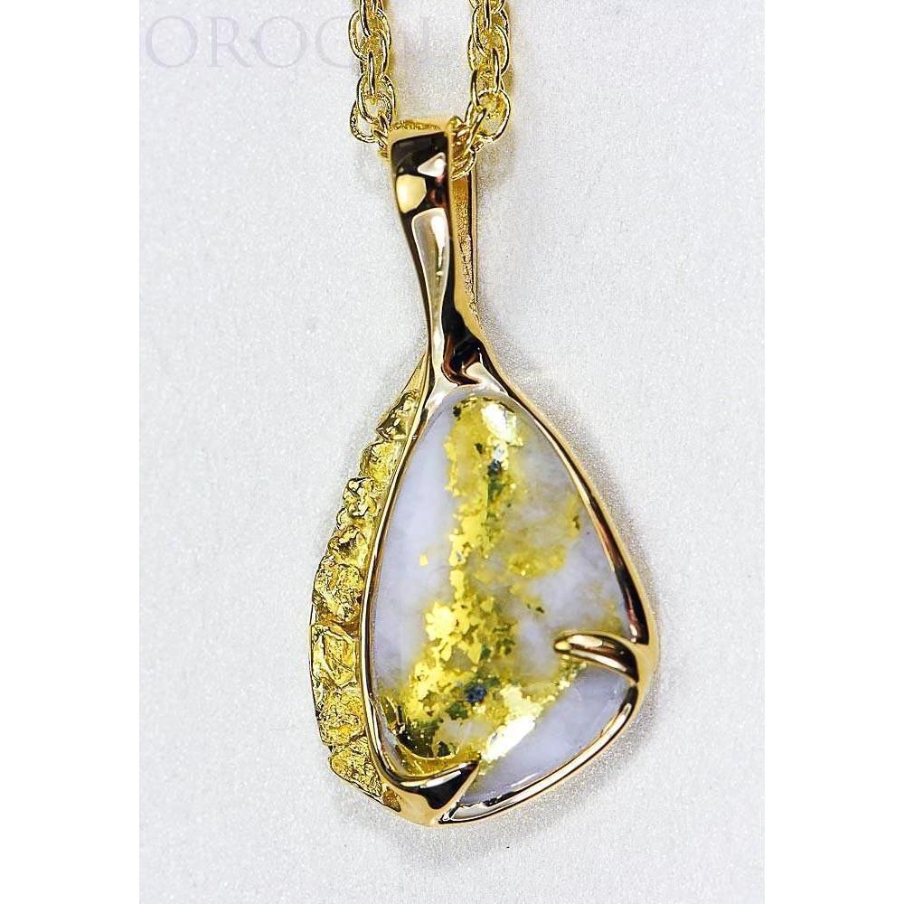 Gold Quartz Pendant - PSC105QX-Destination Gold Detectors