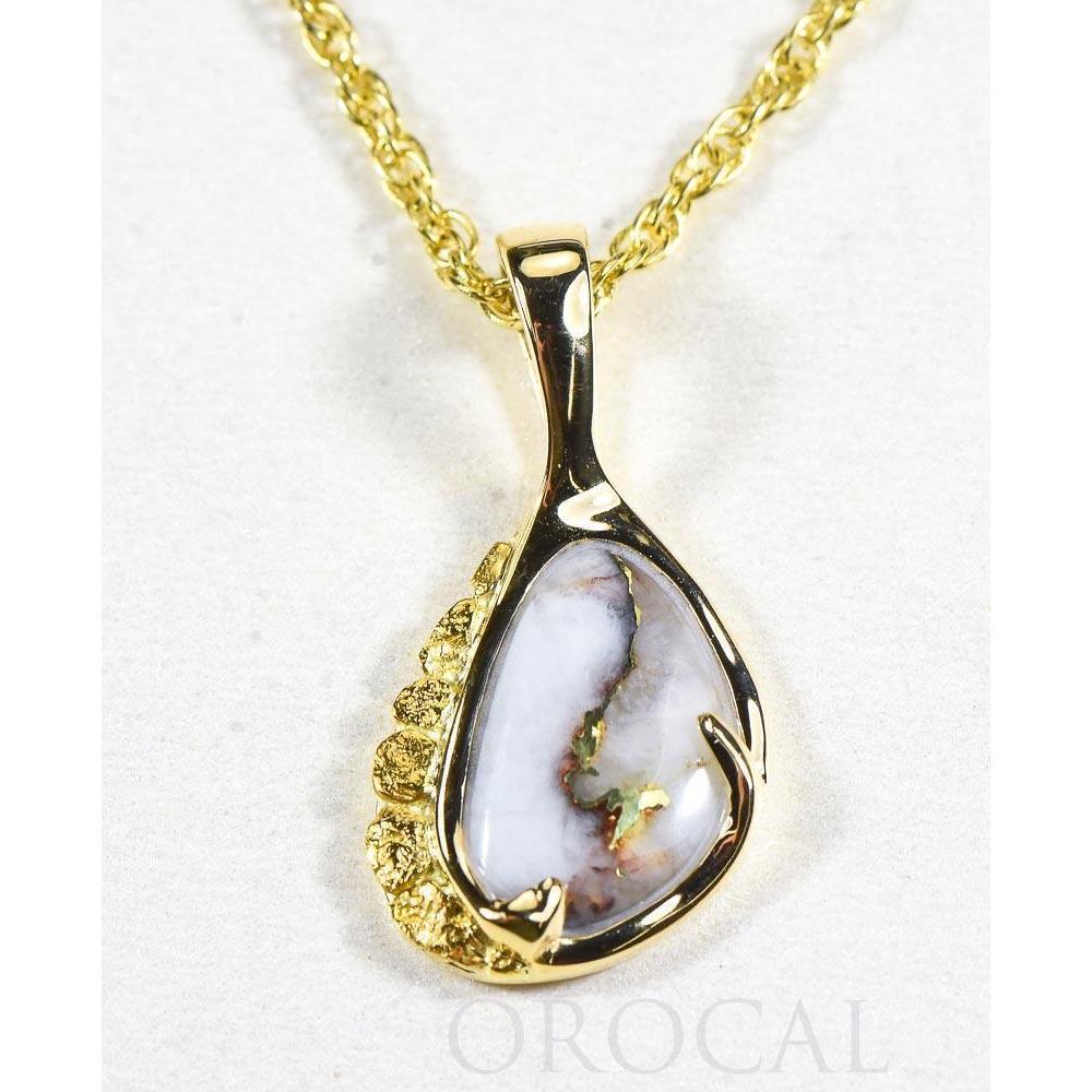 Gold Quartz Pendant - PSC125Q-Destination Gold Detectors