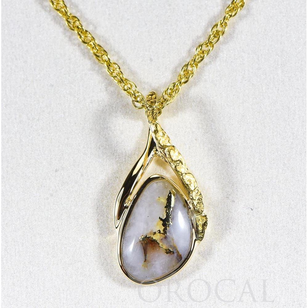 Gold Quartz Pendant - PSC128NQX-Destination Gold Detectors