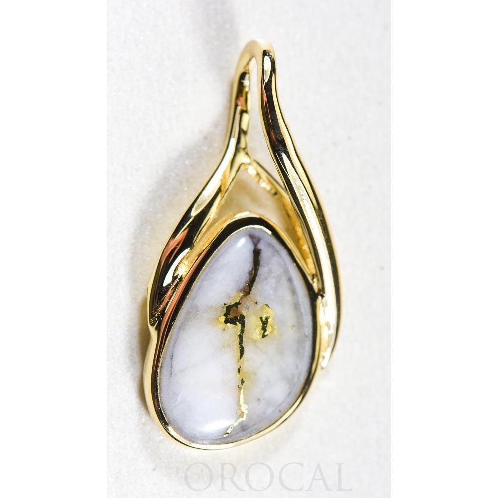 Gold Quartz Pendant - PSC128Q-Destination Gold Detectors