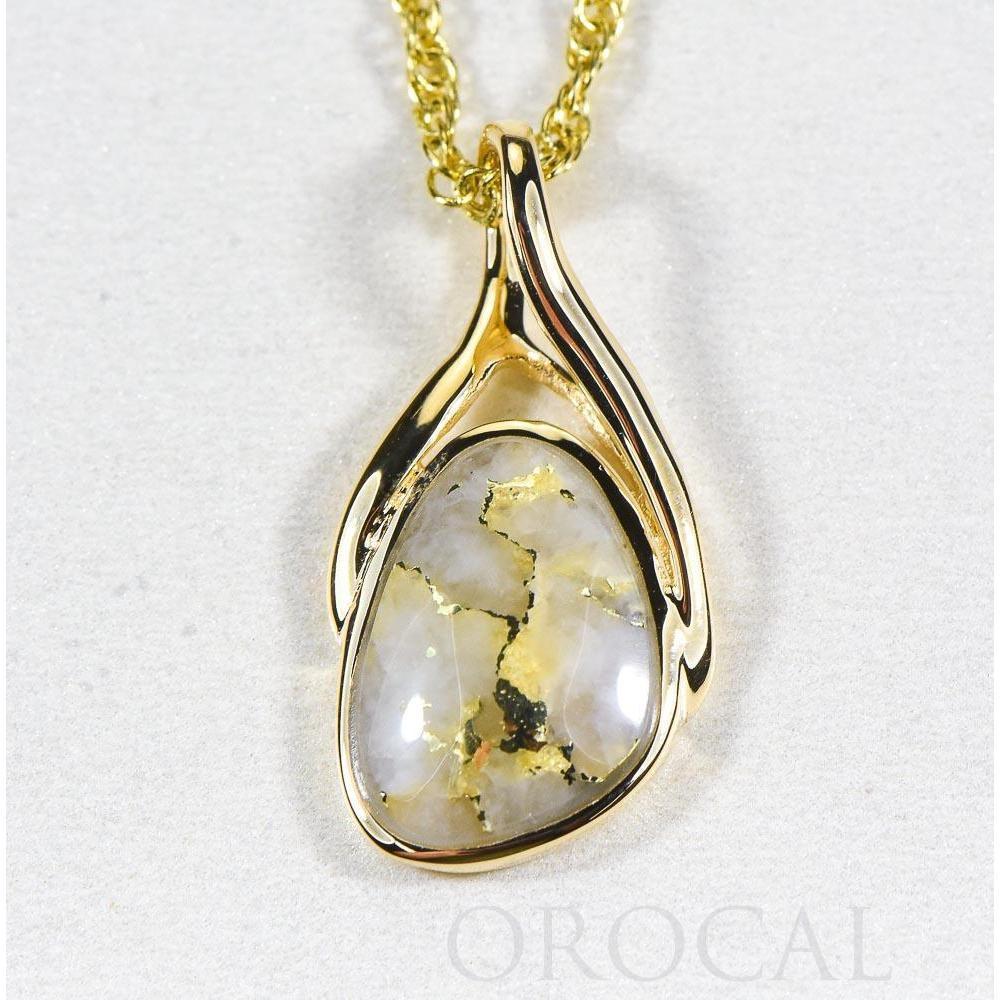 Gold Quartz Pendant - PSC129Q-Destination Gold Detectors