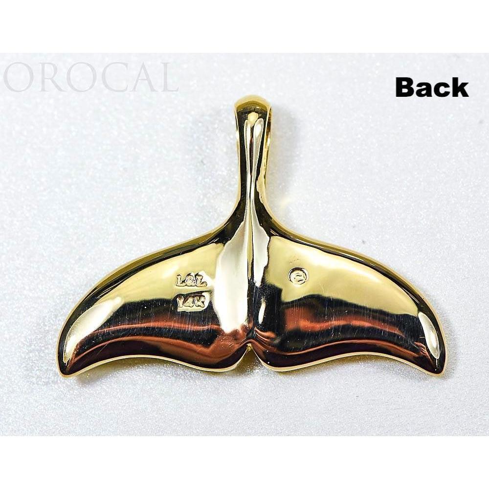 Gold Quartz Pendant Whales Tail - PAJWT302NQ-Destination Gold Detectors