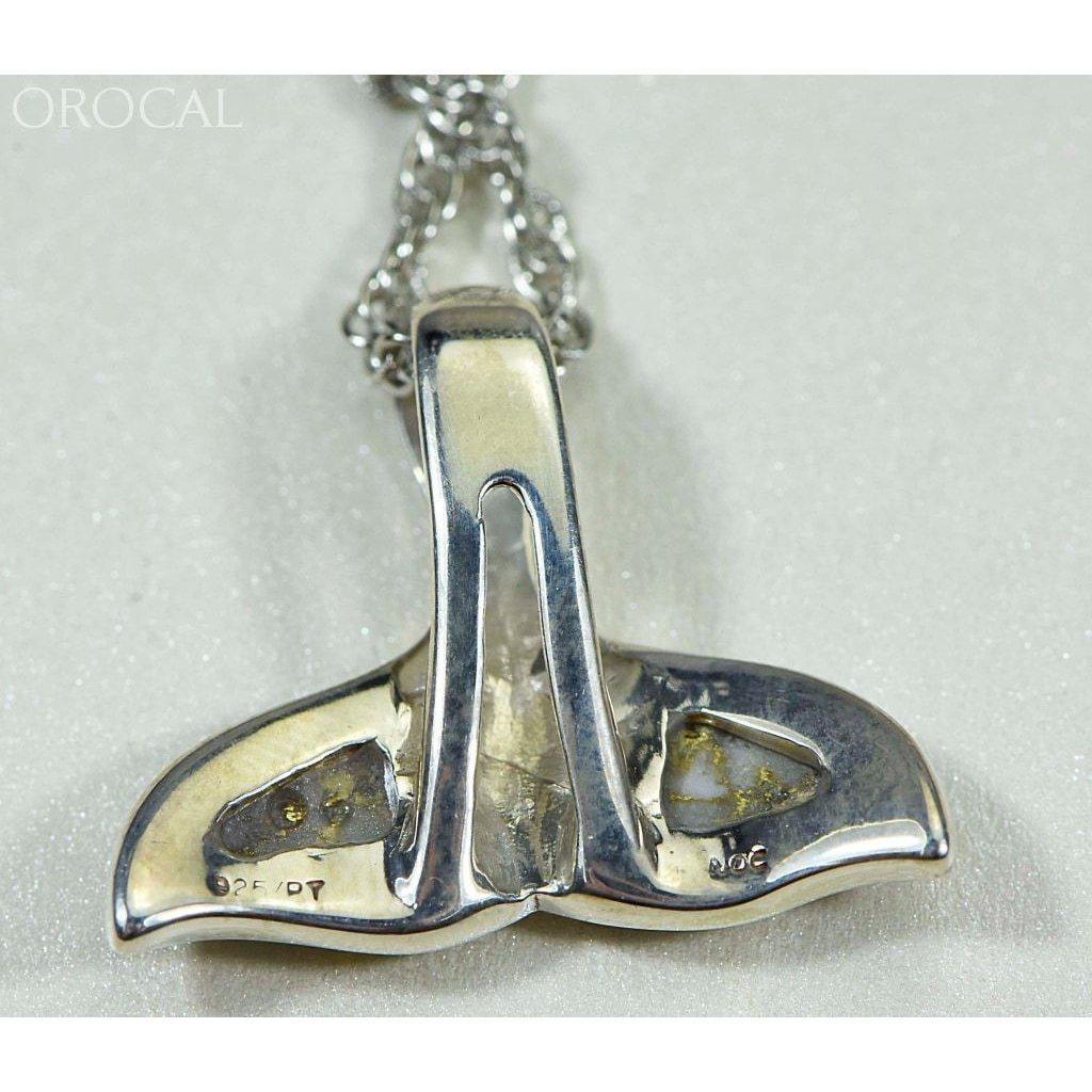 Gold Quartz Pendant Whales Tail - PWT33HQSS-Destination Gold Detectors