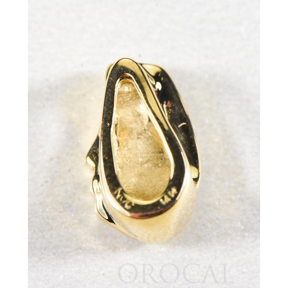 Gold Quartz Pendant with Diamonds - PDL47SD8QX-Destination Gold Detectors