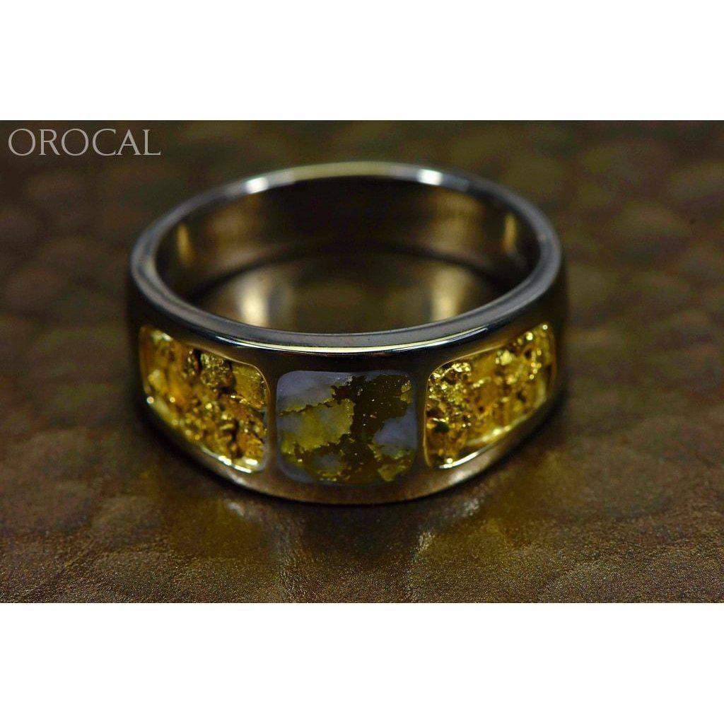 Gold Quartz Ring Ladies "Orocal" RM651OLQ Genuine Hand Crafted Jewelry - 14K Gold Yellow Gold Casting-Destination Gold Detectors