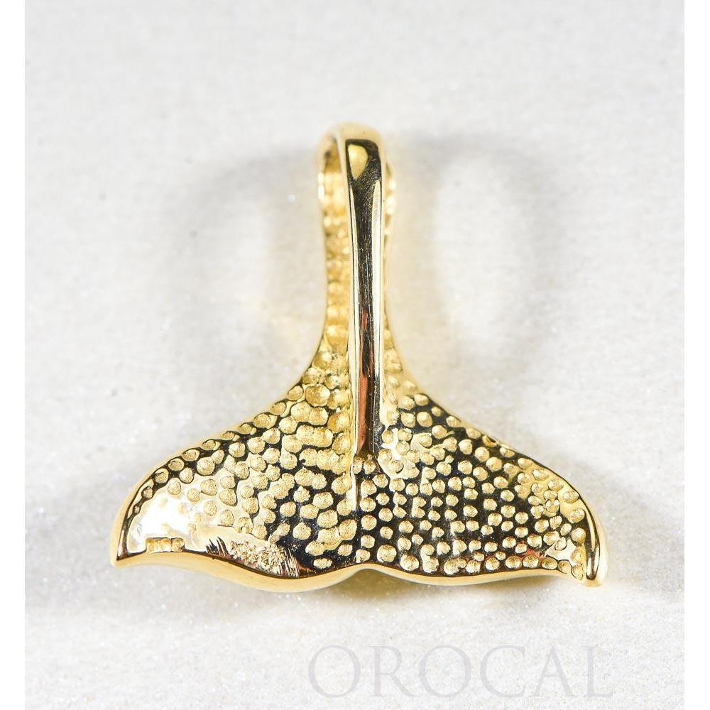 Gold Quartz Whales Tail Pendant - PDLWT113Q-Destination Gold Detectors