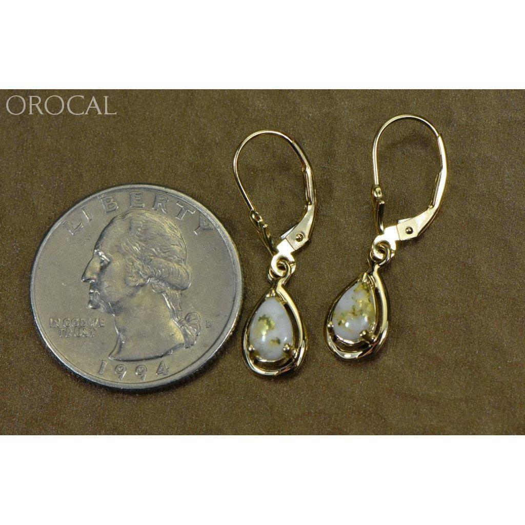 Quartz Earrings Dangles - EN442Q/LB-Destination Gold Detectors