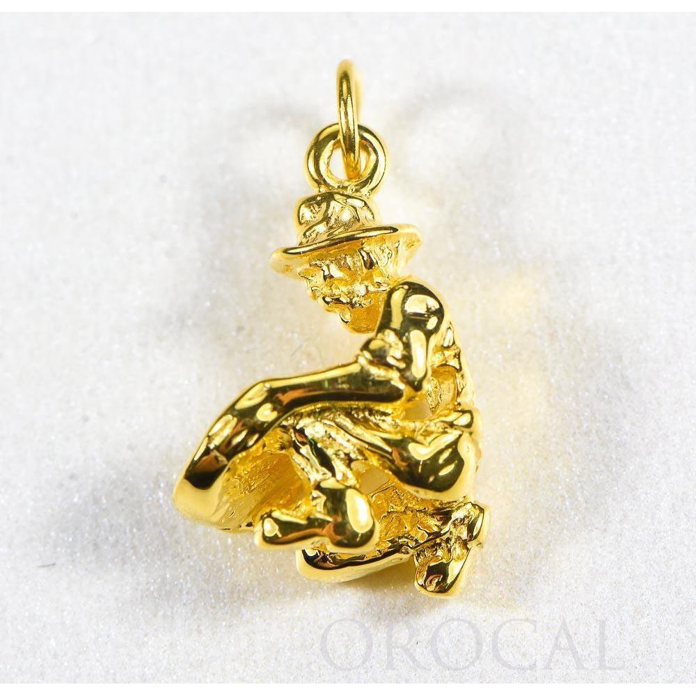 Orocal Gold Nugget Gold Miner Charm