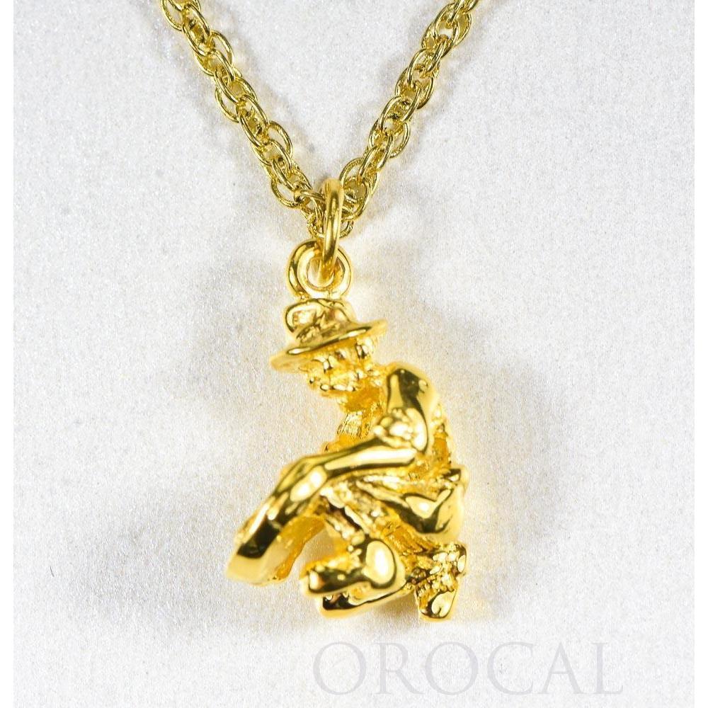 Orocal Gold Nugget Gold Miner Charm