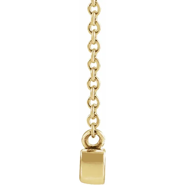 14K Gold Petite Mama Script Pendant/Necklace