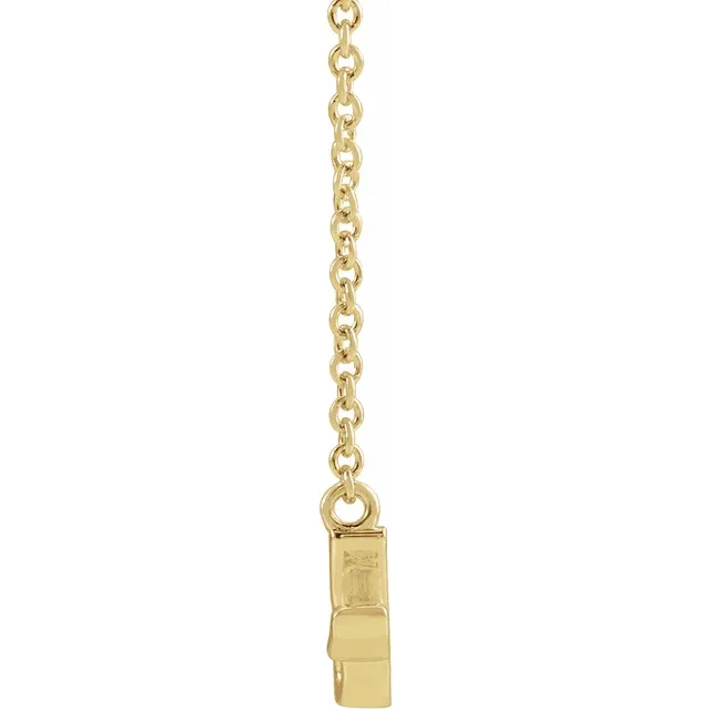 14K Gold Petite Mommy Script Pendant/Necklace