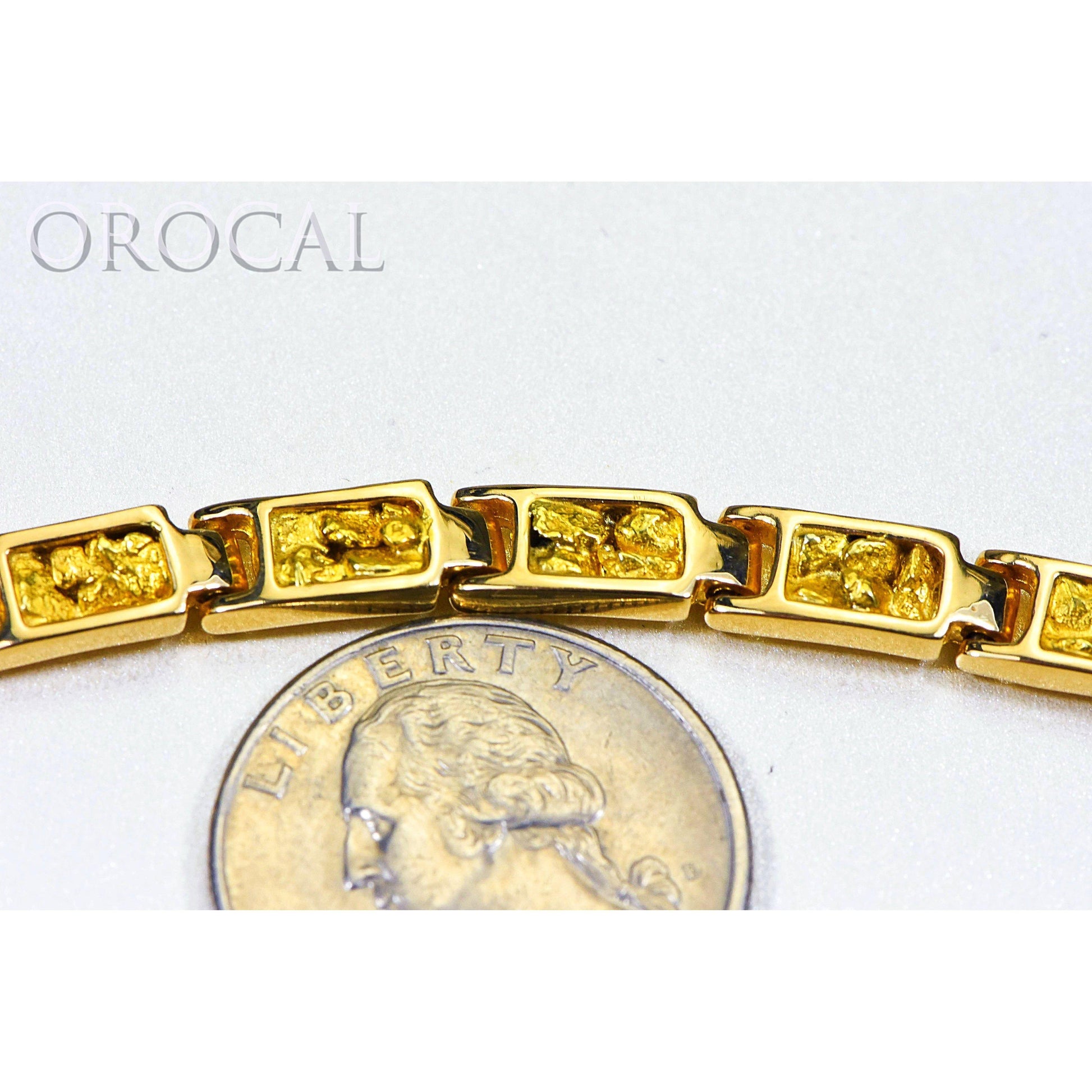 Gold Nugget Bracelet - B6MM14L-Destination Gold Detectors