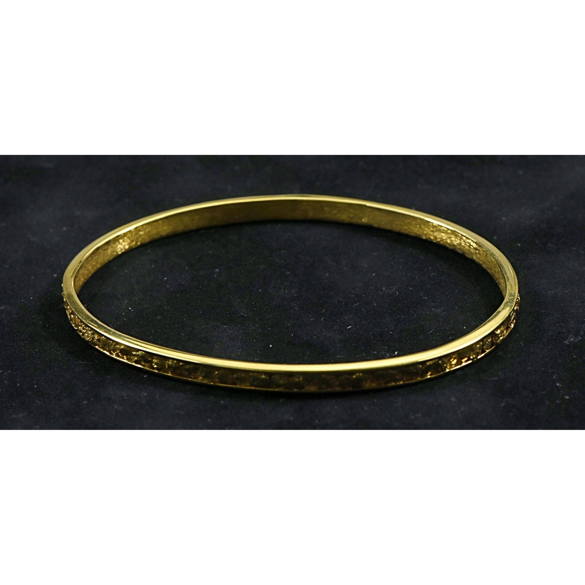 Gold Nugget Bracelet Bangle Style - BB4MM-Destination Gold Detectors