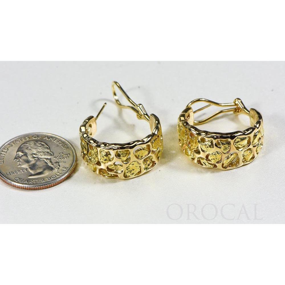 Gold Nugget Earrings -EH184-Destination Gold Detectors