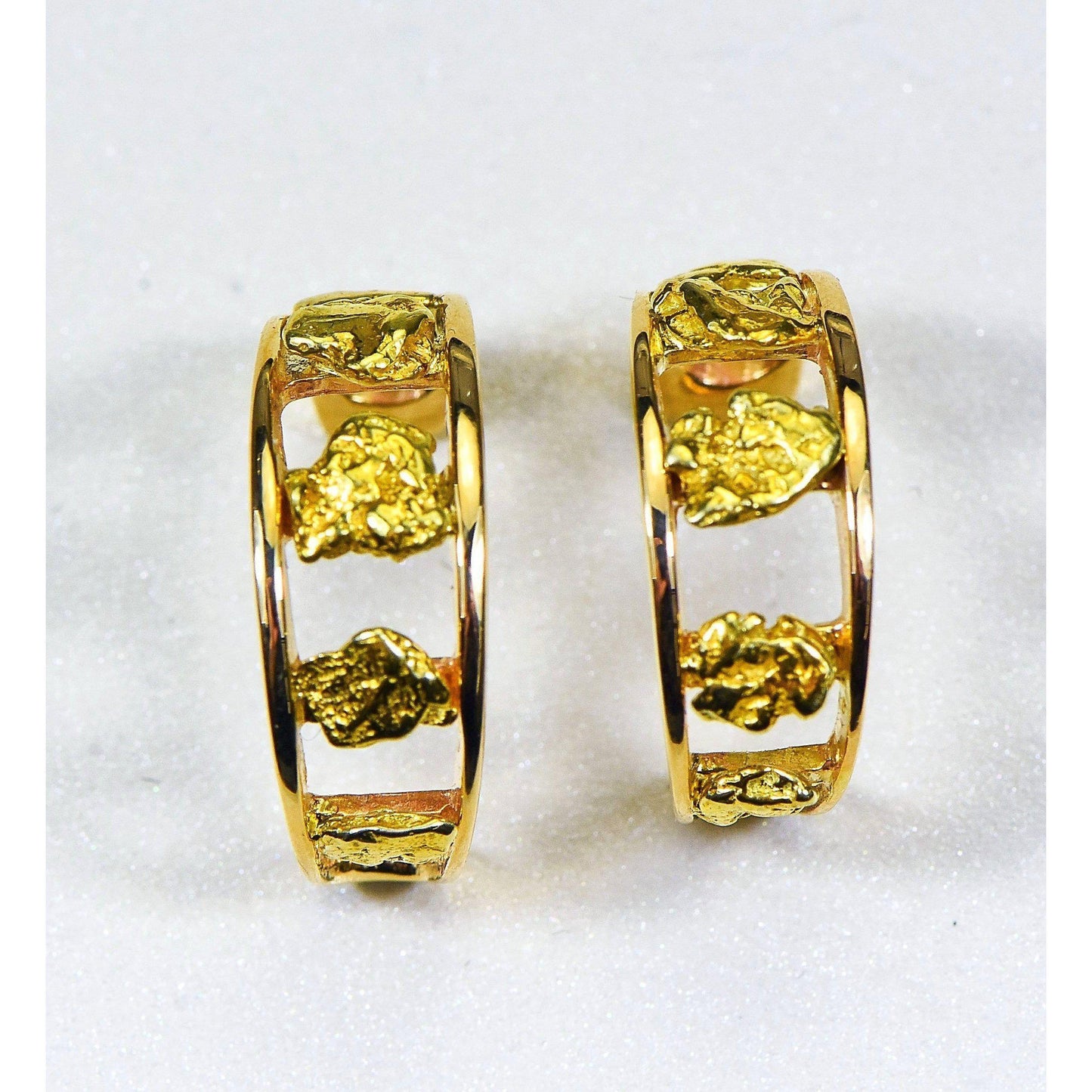 Gold Nugget Earrings - EH20-Destination Gold Detectors