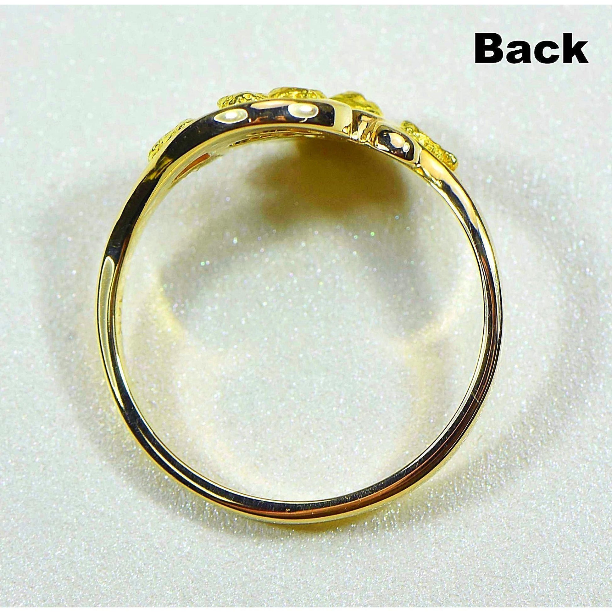 Gold Nugget Ladies Ring - RL186-Destination Gold Detectors