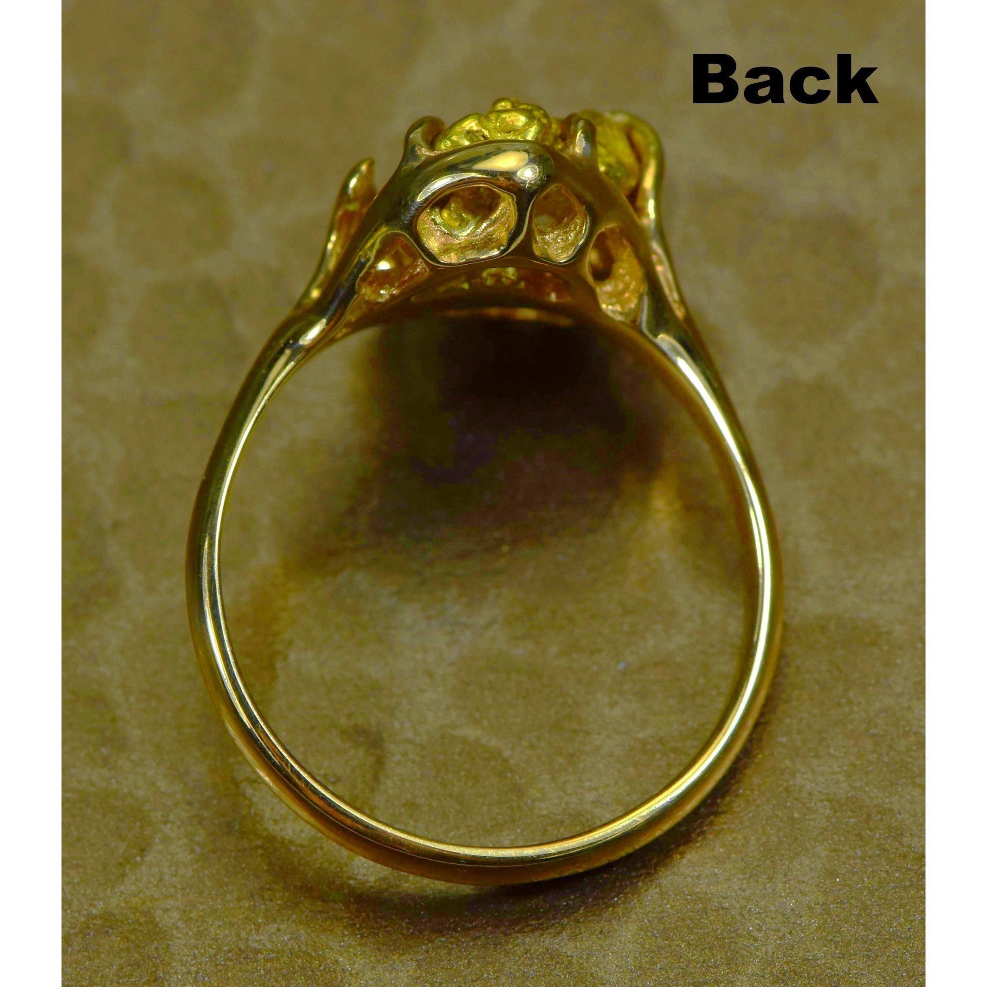 Gold Nugget Ladies Ring - RL233-Destination Gold Detectors