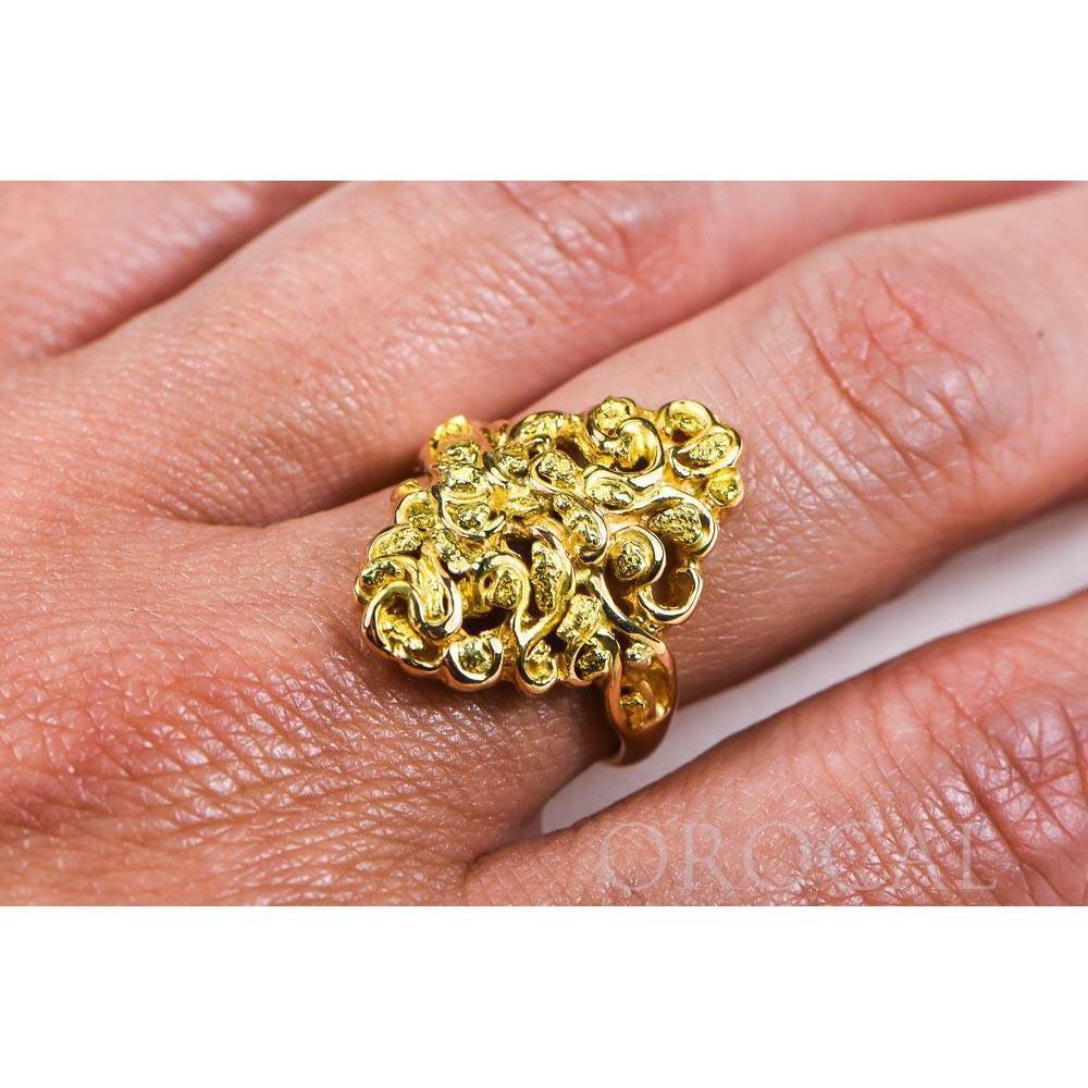 Gold Nugget Ladies Ring - RL239-Destination Gold Detectors