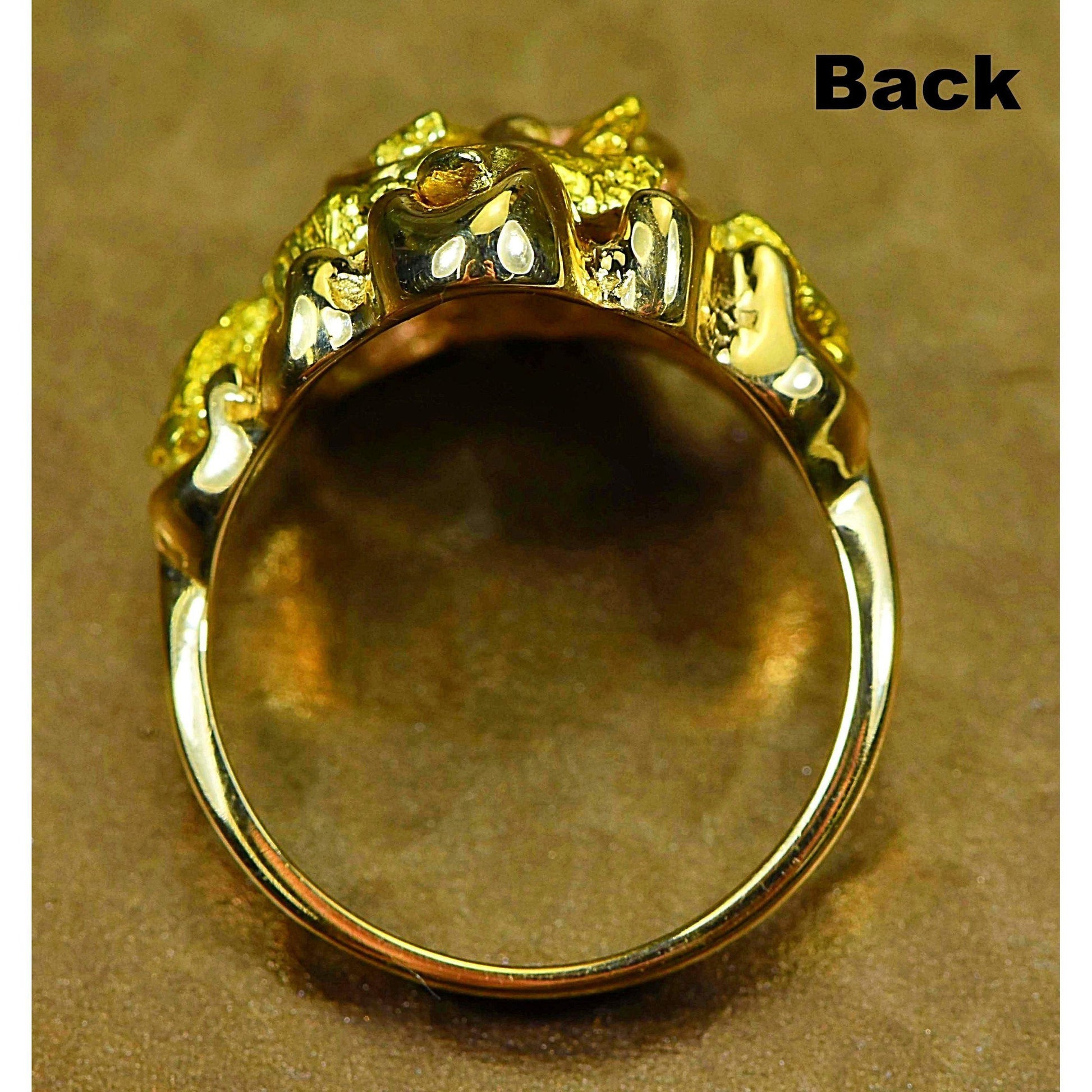 Gold Nugget Ladies Ring - RL462-Destination Gold Detectors