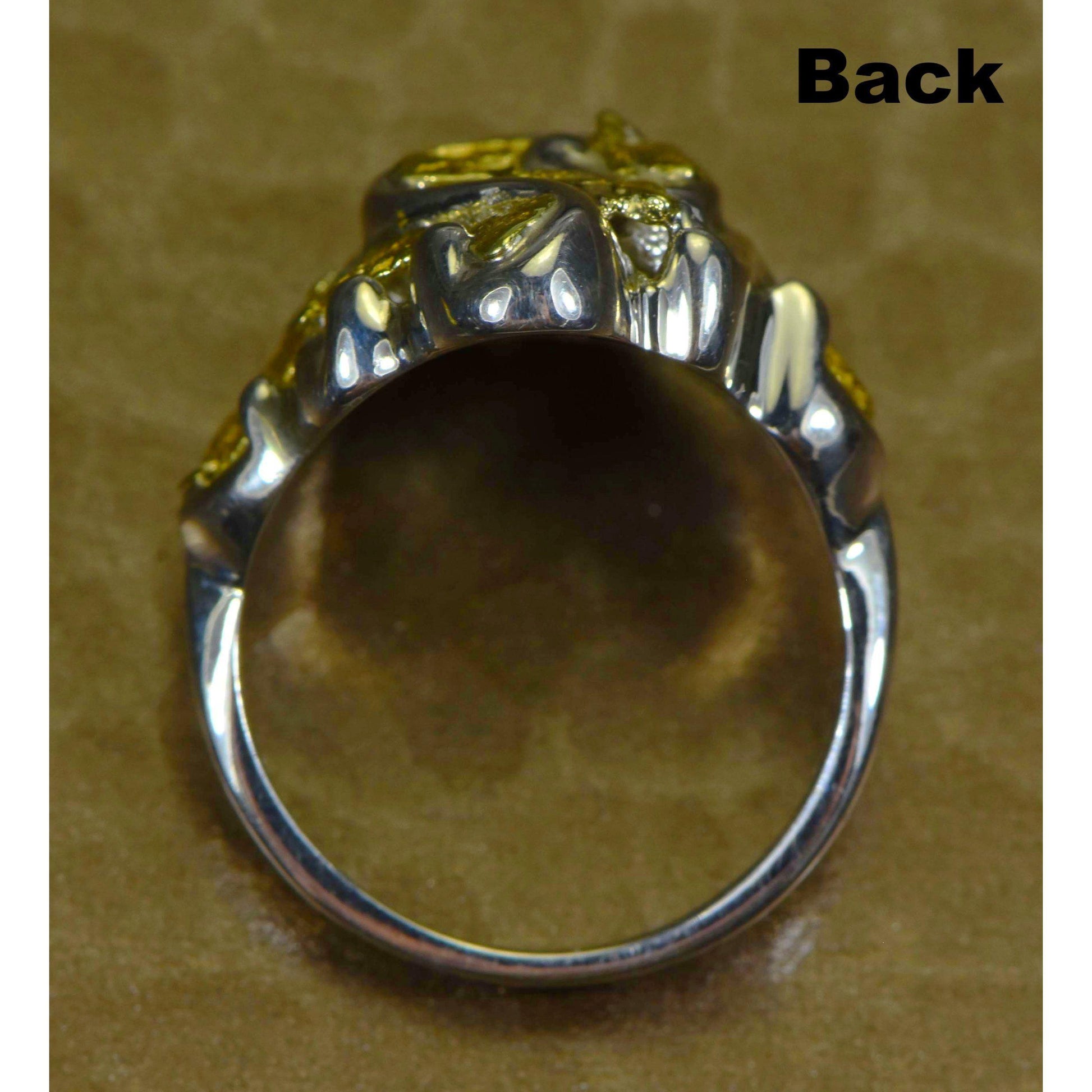 Gold Nugget Ladies Ring - RL462SS-Destination Gold Detectors