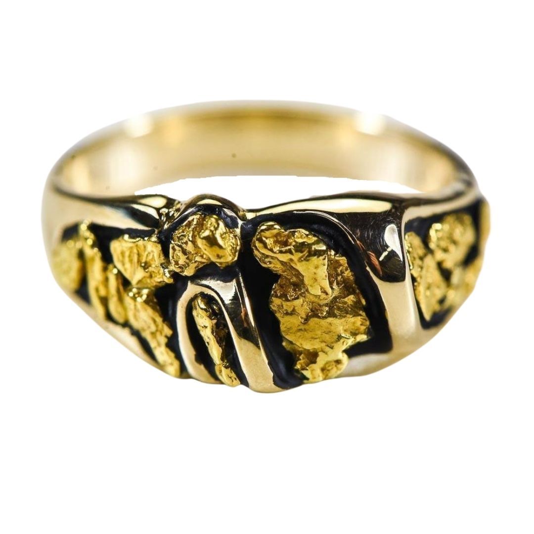 Gold Nugget Ladies Ring - RL487-Destination Gold Detectors