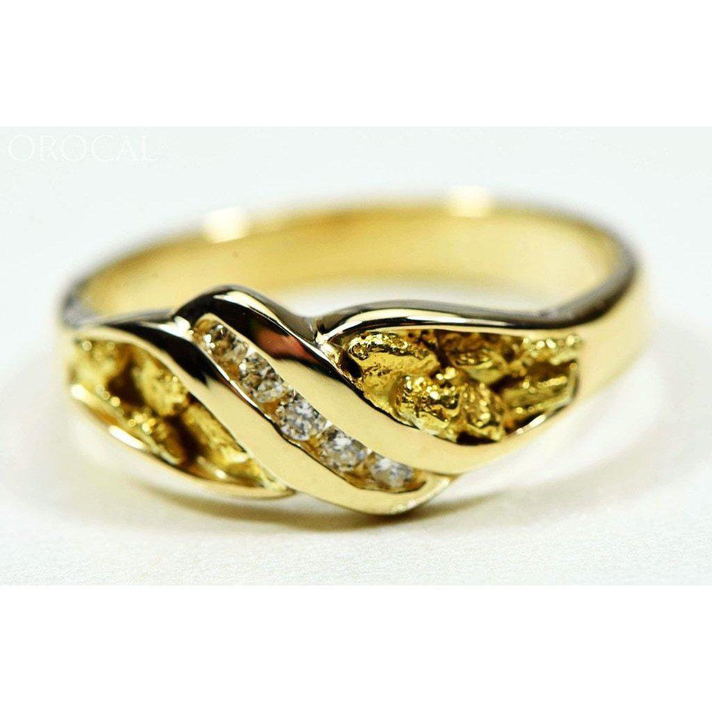 Gold Nugget Ladies Ring - RL612D10-Destination Gold Detectors