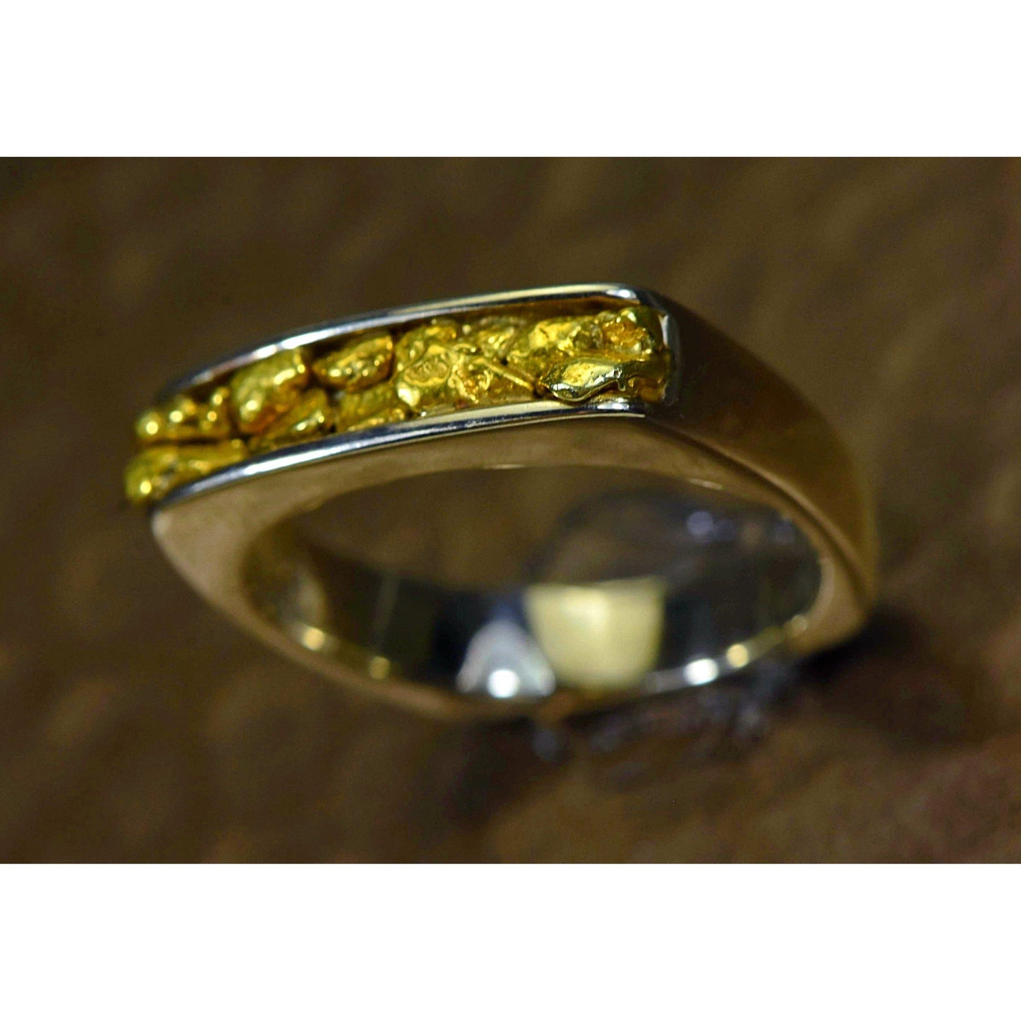 Gold Nugget Ladies Ring - RL902NW-Destination Gold Detectors