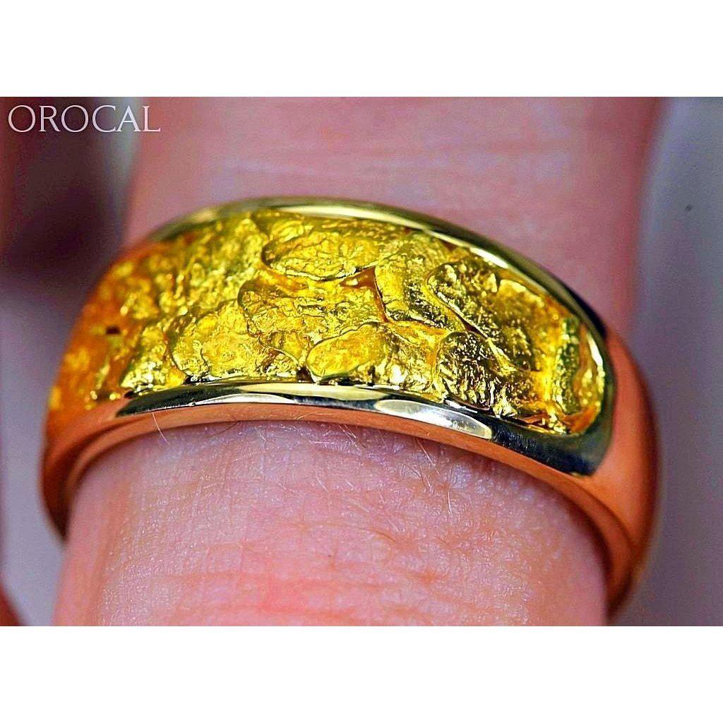 Gold Nugget Men's Ring - RM10MMT-Destination Gold Detectors