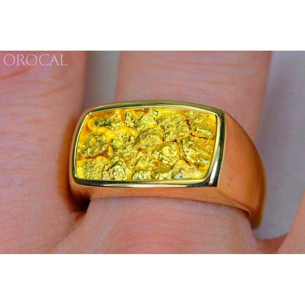 Gold Nugget Men's Ring - RM1109N-Destination Gold Detectors