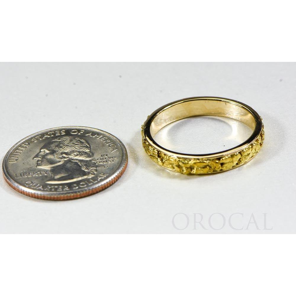 Gold Nugget Men's Ring - RM4MM-Destination Gold Detectors