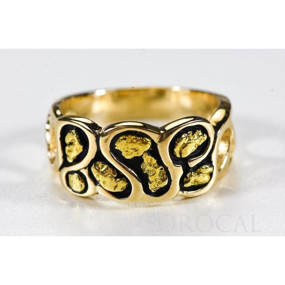 Gold Nugget Men's Ring - RM515-Destination Gold Detectors