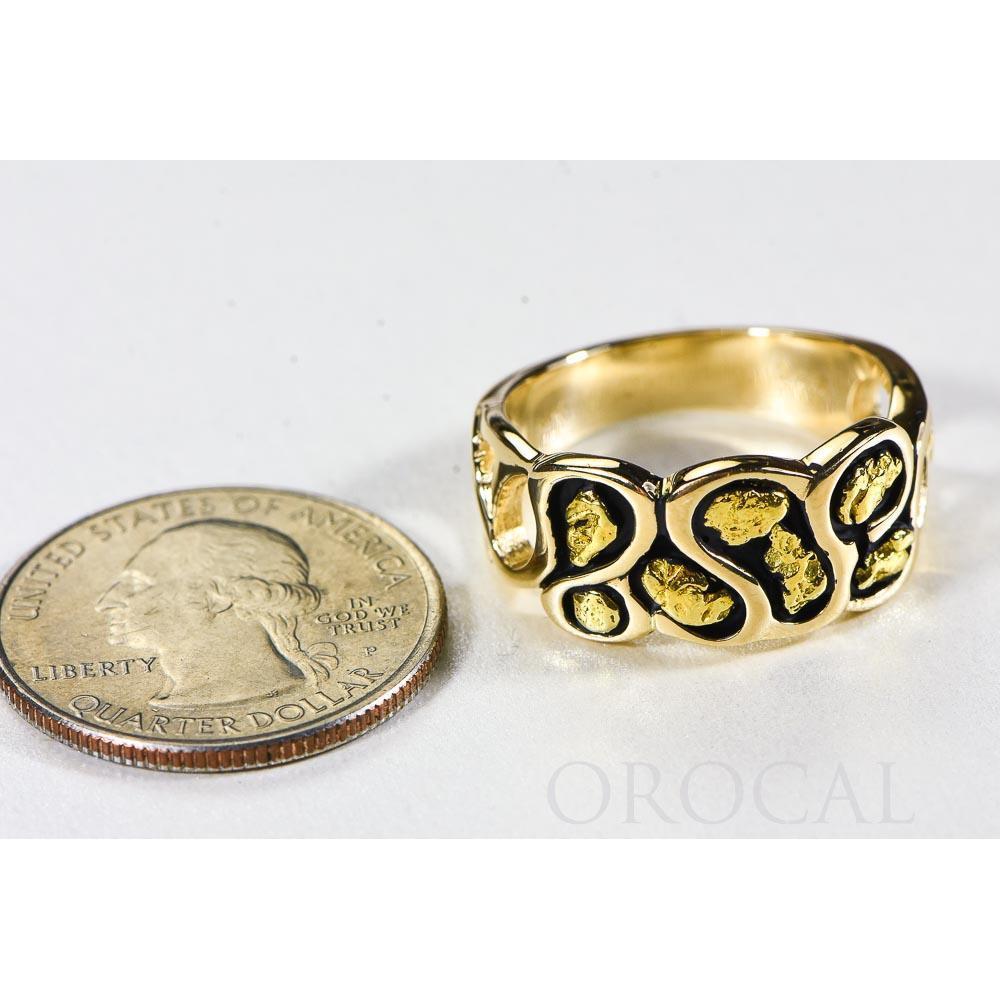 Gold Nugget Men's Ring - RM515-Destination Gold Detectors